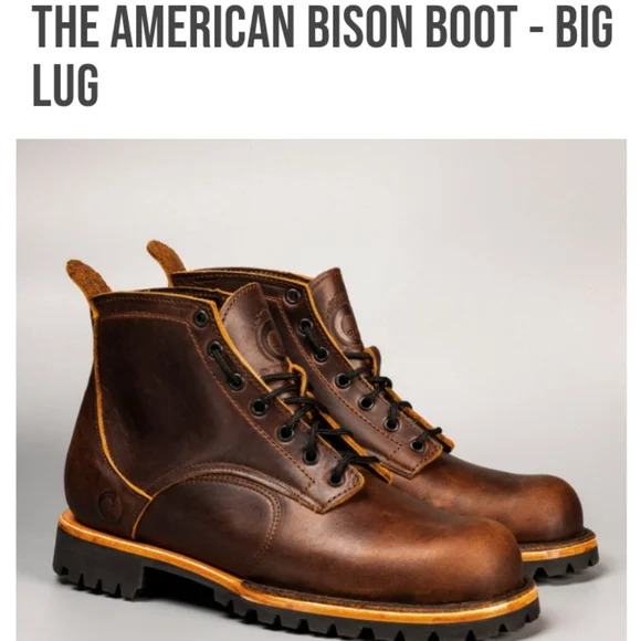 Origin | Shoes | Origin American Bison Leather Big Lug Boots  display picture 3